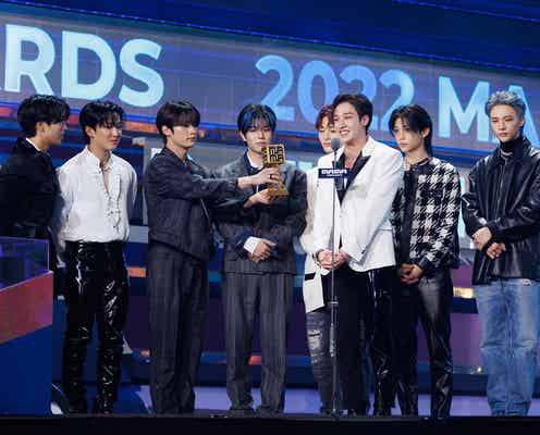 Stray Kids「The Most Popular Group」受賞 リノが日本語で感謝<2022 MAMA AWARDS>