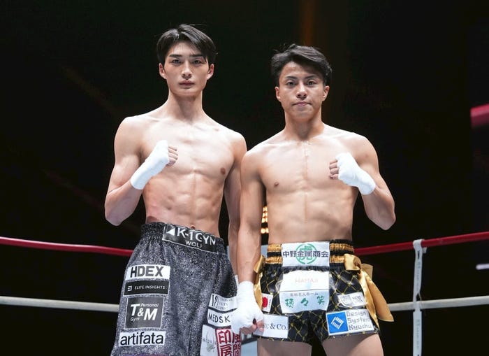 大久保琉唯、石井一成(C)K-1