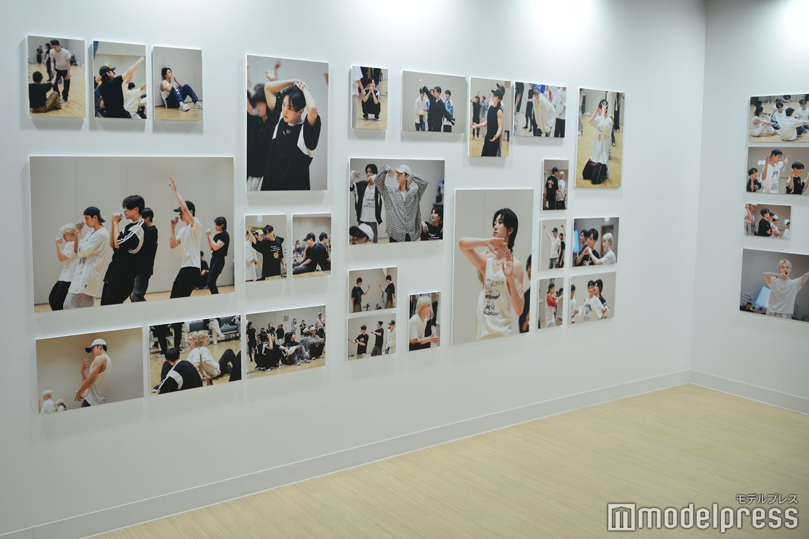 SEVENTEEN練習室での様子（C）モデルプレス