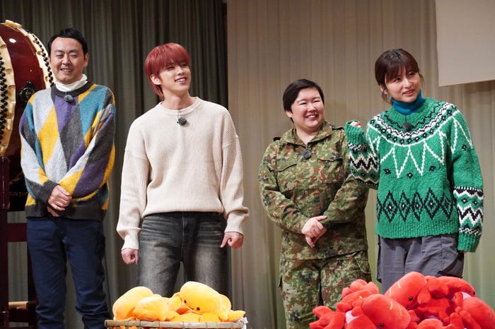 田中卓志、河野純喜、やす子、宇賀なつみ(C)カンテレ