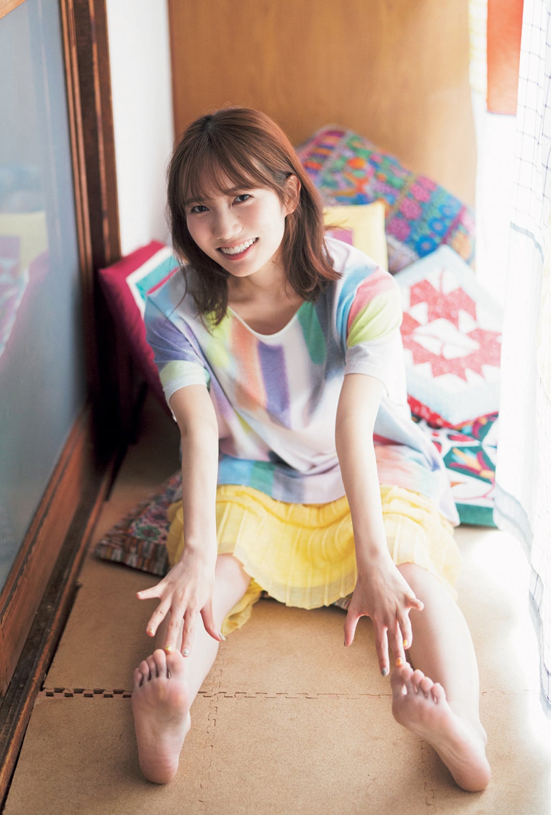 「B.L.T.2021年10月号」セブンネットショッピング購入特典ポストカード／江嶋綾恵梨（26時のマスカレイド）（提供写真）