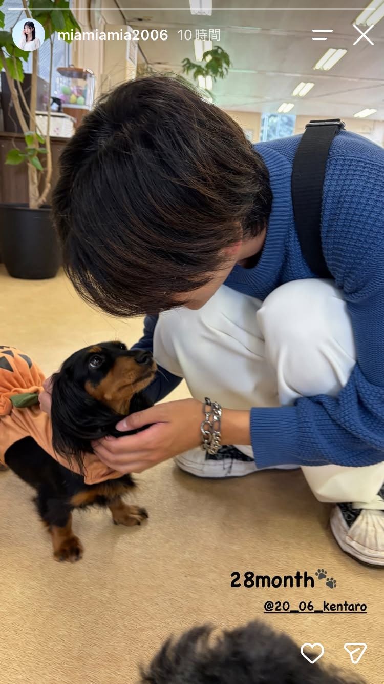 藤田みあInstagramストーリーズより