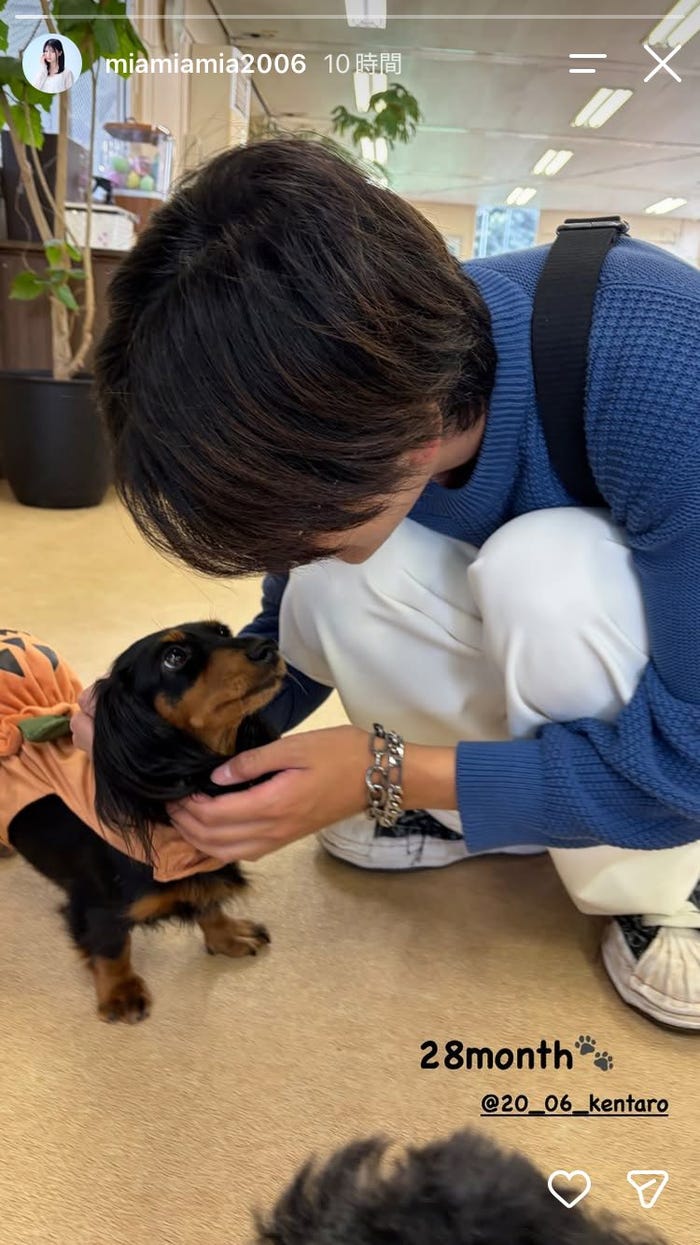 藤田みあInstagramストーリーズより
