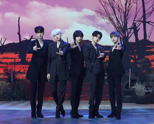 TOMORROW X TOGETHER、Z世代の窮屈さ・お金・愛…スクーター・ブラウン氏とのやり取りも語る<「The Chaos Chapter: FIGHT OR ESCAPE」メディアショーケース全文>