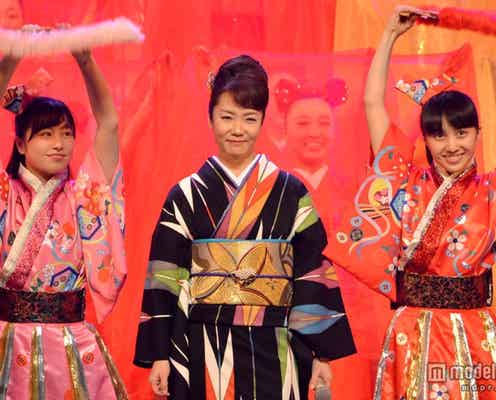 ももクロ、香西かおりのステージでキュートに舞い踊る<紅白リハ3日目>