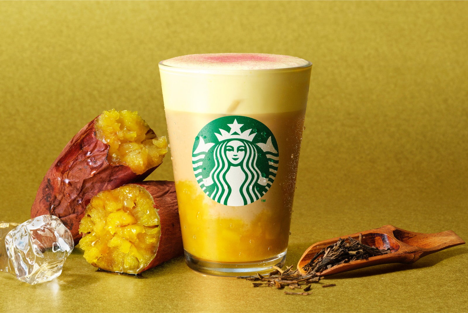 スタバ新作「ほうじ茶香る 焼き芋 ムース ティー ラテ」9月3日から、過去2年の人気商品も復活