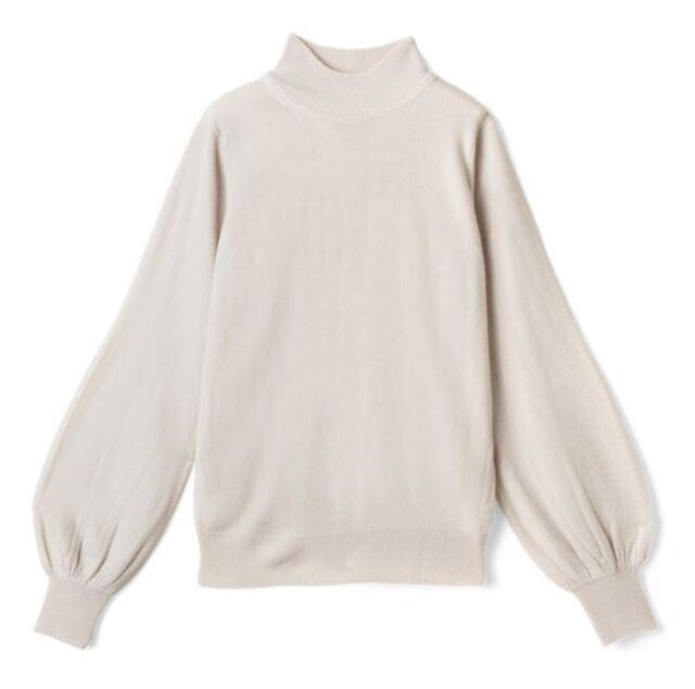 GRL アウターメインコーデ アースカラー こなれカジュアル EccO イラスト GRLカシミヤタッチハイネックニットトップス