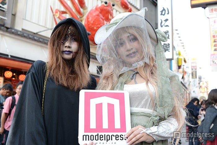 ハロウィン 大阪女子 道頓堀で大量仮装乱舞 モデルプレス