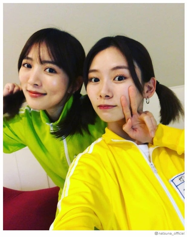 夏菜＆朝日奈央、“ツインテール姉妹”にファン悶絶「可愛すぎる」「似合う」