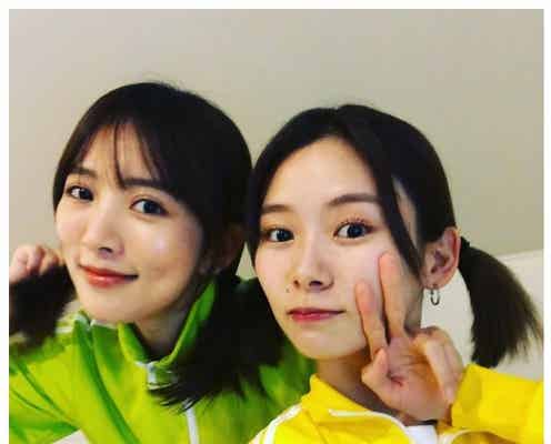 夏菜&朝日奈央、“ツインテール姉妹”にファン悶絶「可愛すぎる」「似合う」
