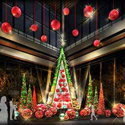 「Marunouchi Bright Christmas 2017」丸ビルクリスマスツリーイメージ／画像提供：三菱地所