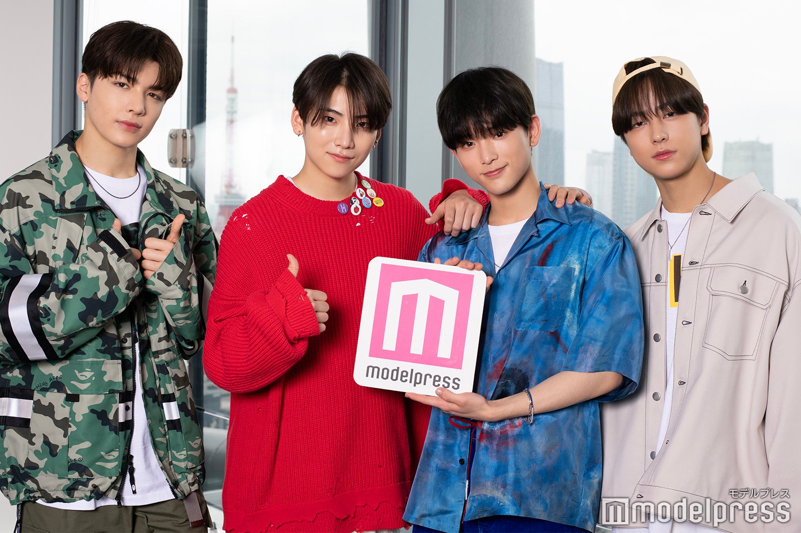 MAKI、YUMA、HARUA、TAKI／&TEAM（C）モデルプレス