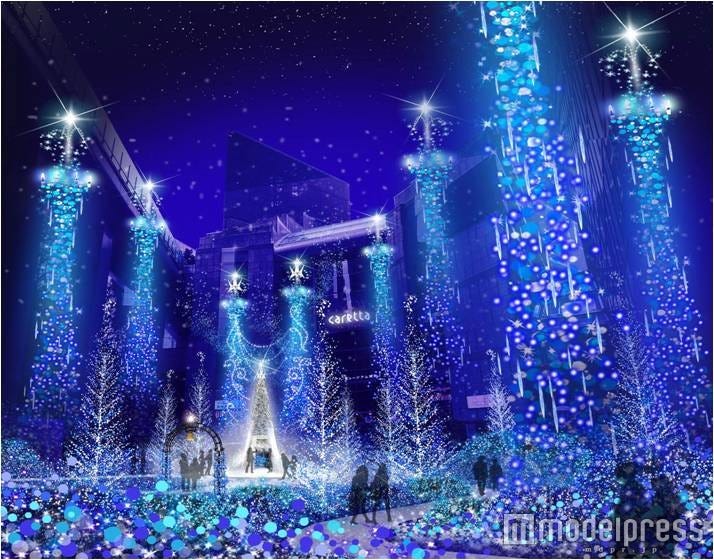 イルミ約27万球の“青い精霊の森”が幻想的!カレッタ汐留史上最高の輝き