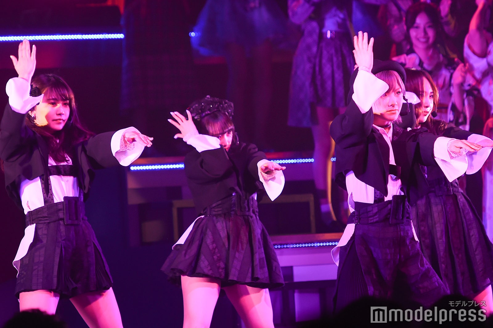 小嶋真子、向井地美音、岡田奈々、高橋朱里「AKB48グループリクエストアワー セットリストベスト100 2019」 （C）モデルプレス