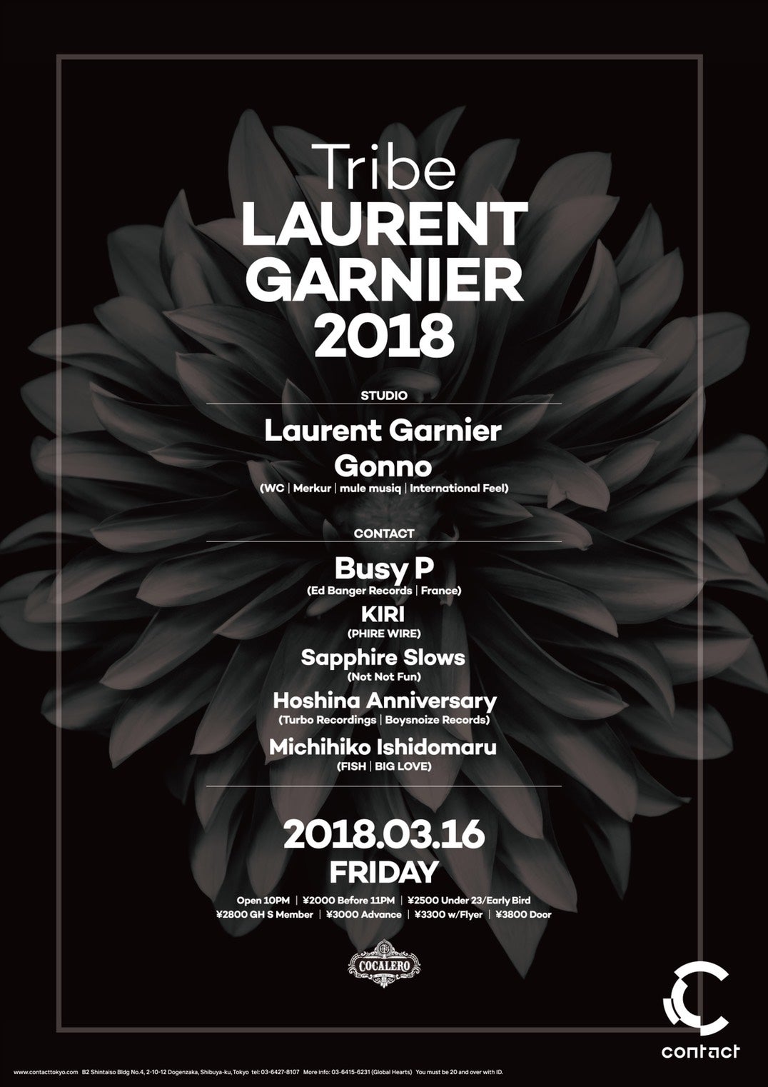 Tribe Laurent Garnier 2018（提供画像）