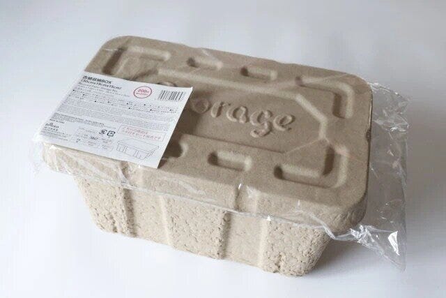 ダイソー　古紙収納BOX（30cm×19cm×15cm）　パッケージ