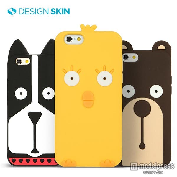 キャラクターがかわいい「DESIGN SKIN ZOO LOOK」(iPhone 6/6s対応)2,500円(税抜)