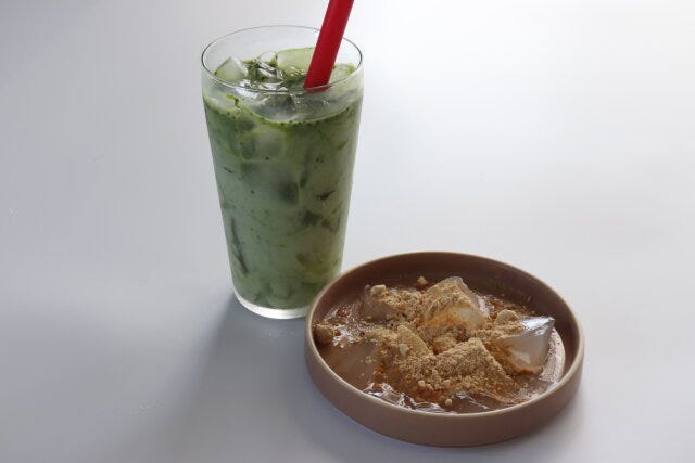 ダイソー　和スイーツ　わらびもち　