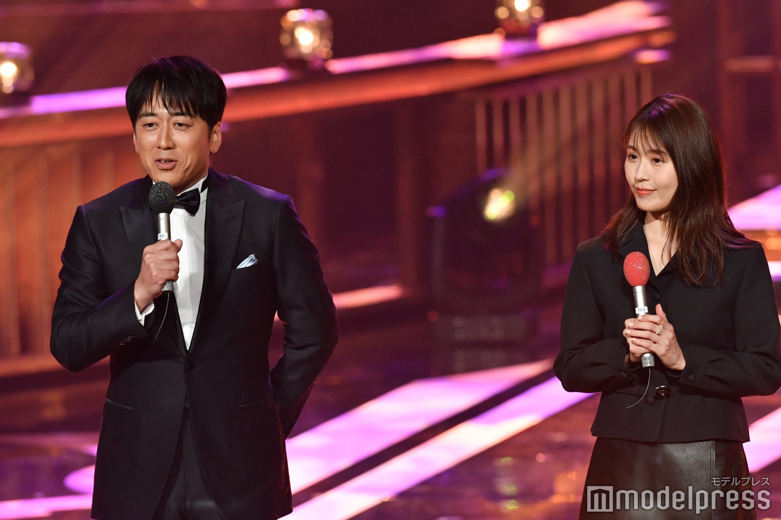 安住紳一郎アナ、有村架純（C）モデルプレス