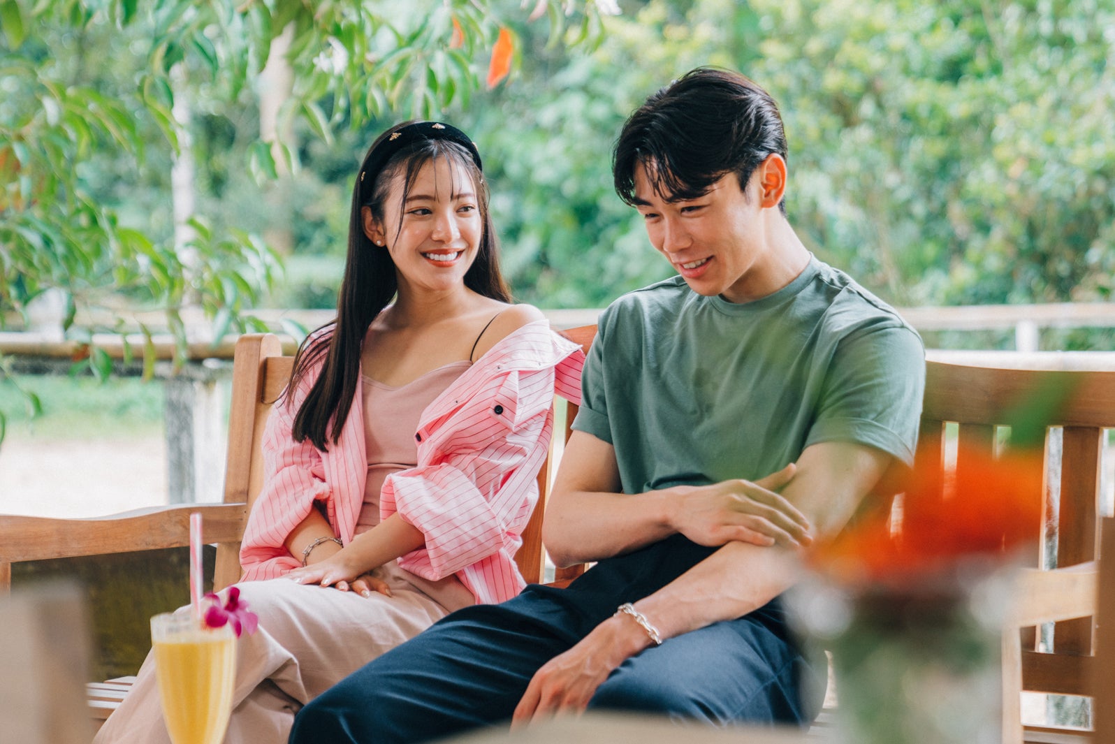 谷岡美沙紀、水野友貴「LOVE CATCHER Japan」第6話（C）CJ ENM CO., LTD. All Rights Reserved（C）AbemaTV,Inc.