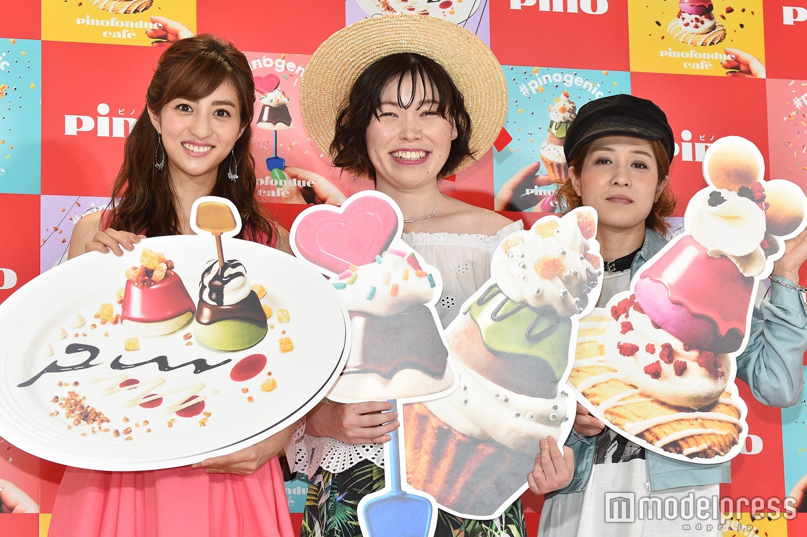 堀田茜、誠子、渚（C）モデルプレス