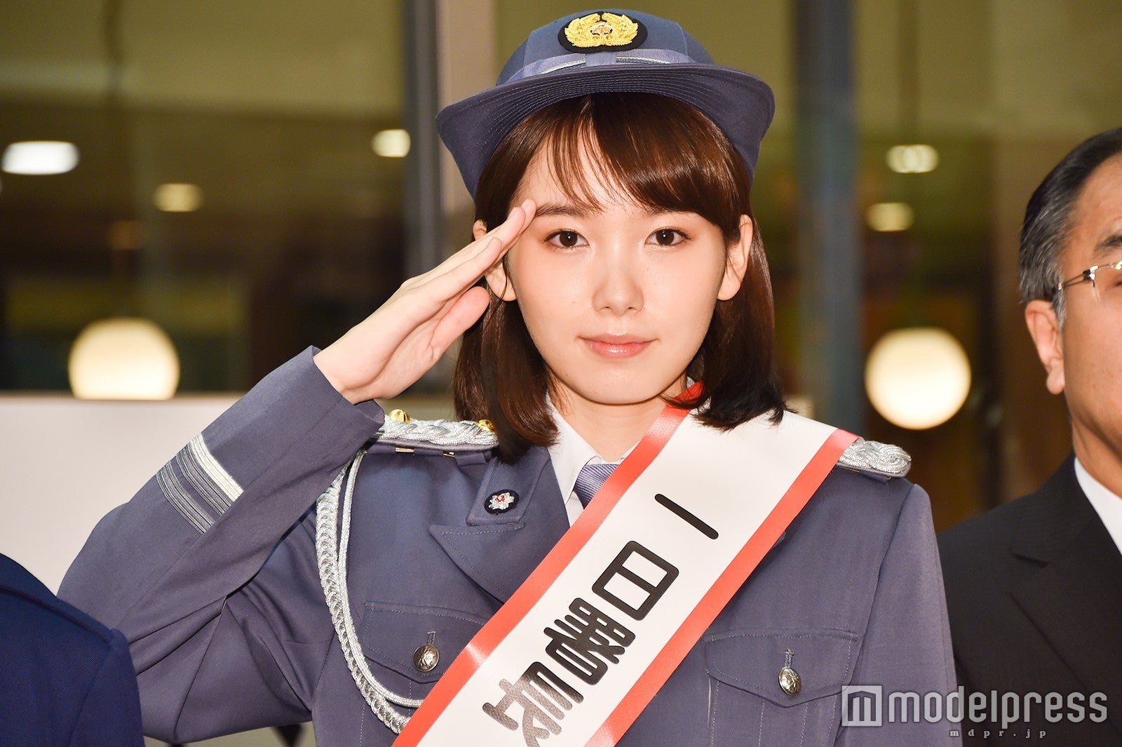 飯豊まりえ、警察姿で“痴漢・盗撮撲滅”呼びかけ 「これは事件だ」エピソードも告白