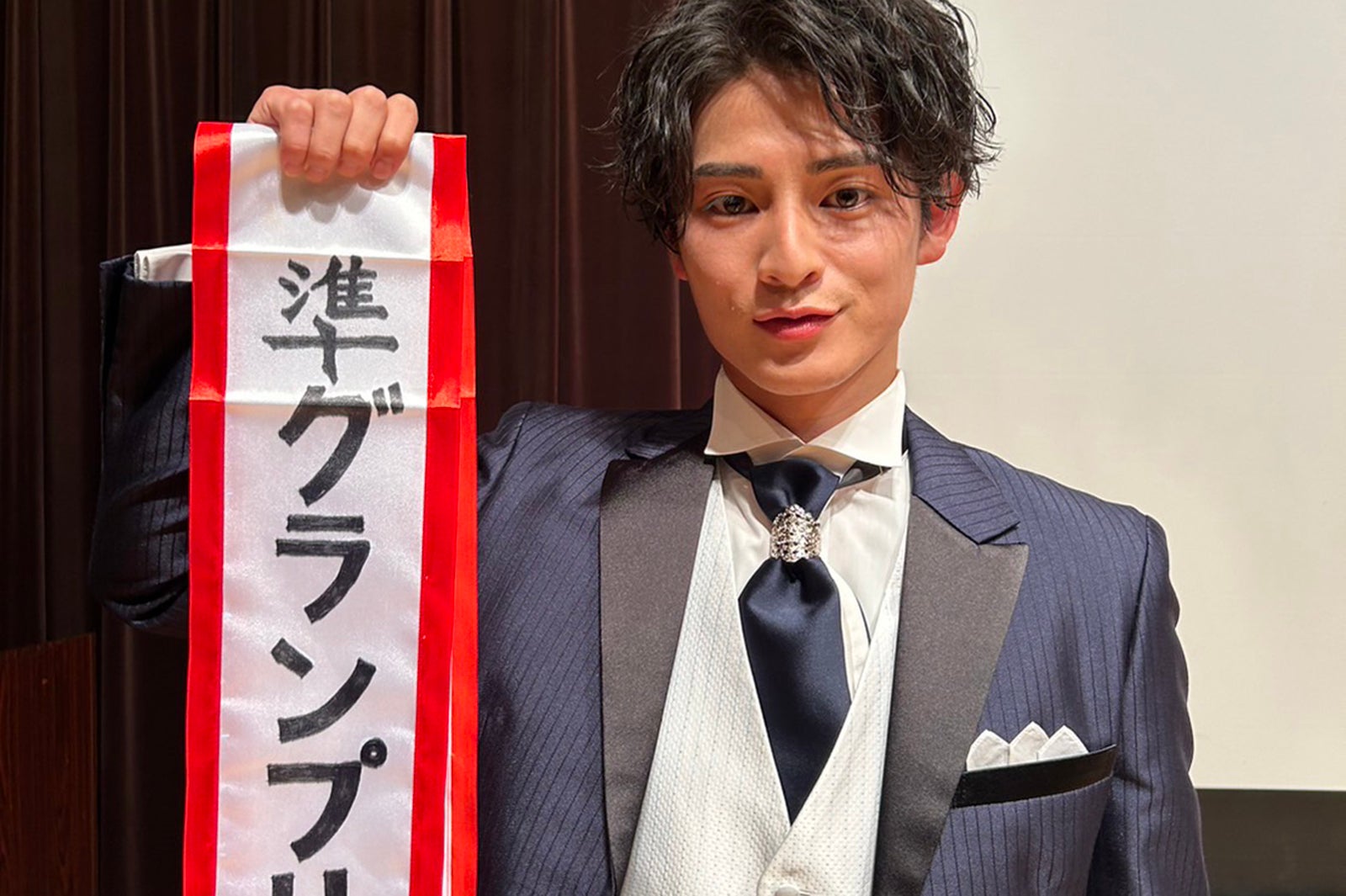 「慶應ボーイコンテスト2023」準グランプリ・空閑洵太さん（提供写真）