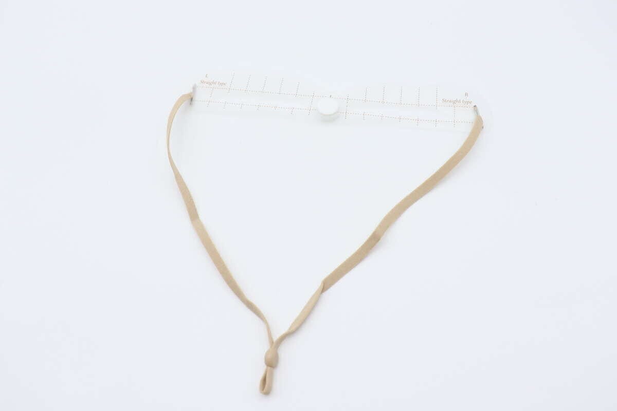 時短美人 美眉テンプレート ゴム紐装着後 時短美人 美眉テンプレート ゴム紐装着後