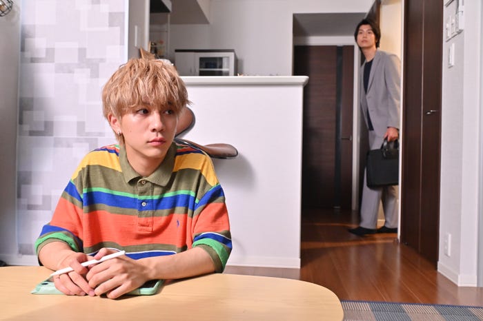 田中洸希、多和田任益「シュガードッグライフ」第7話より(C)依子・一迅社/ABC
