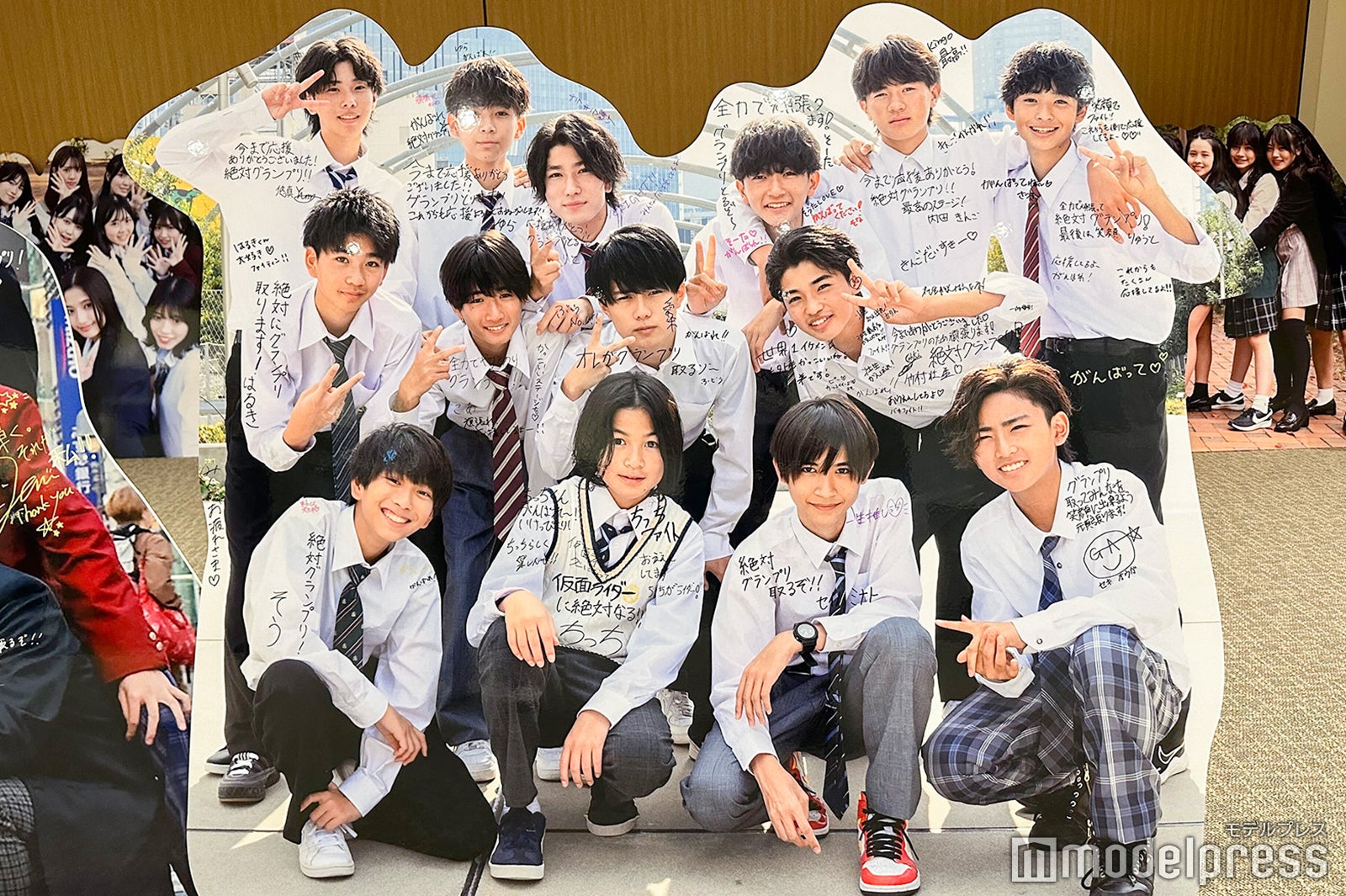 「男子中学生ミスターコン2023」ファイナリストパネル（C）モデルプレス