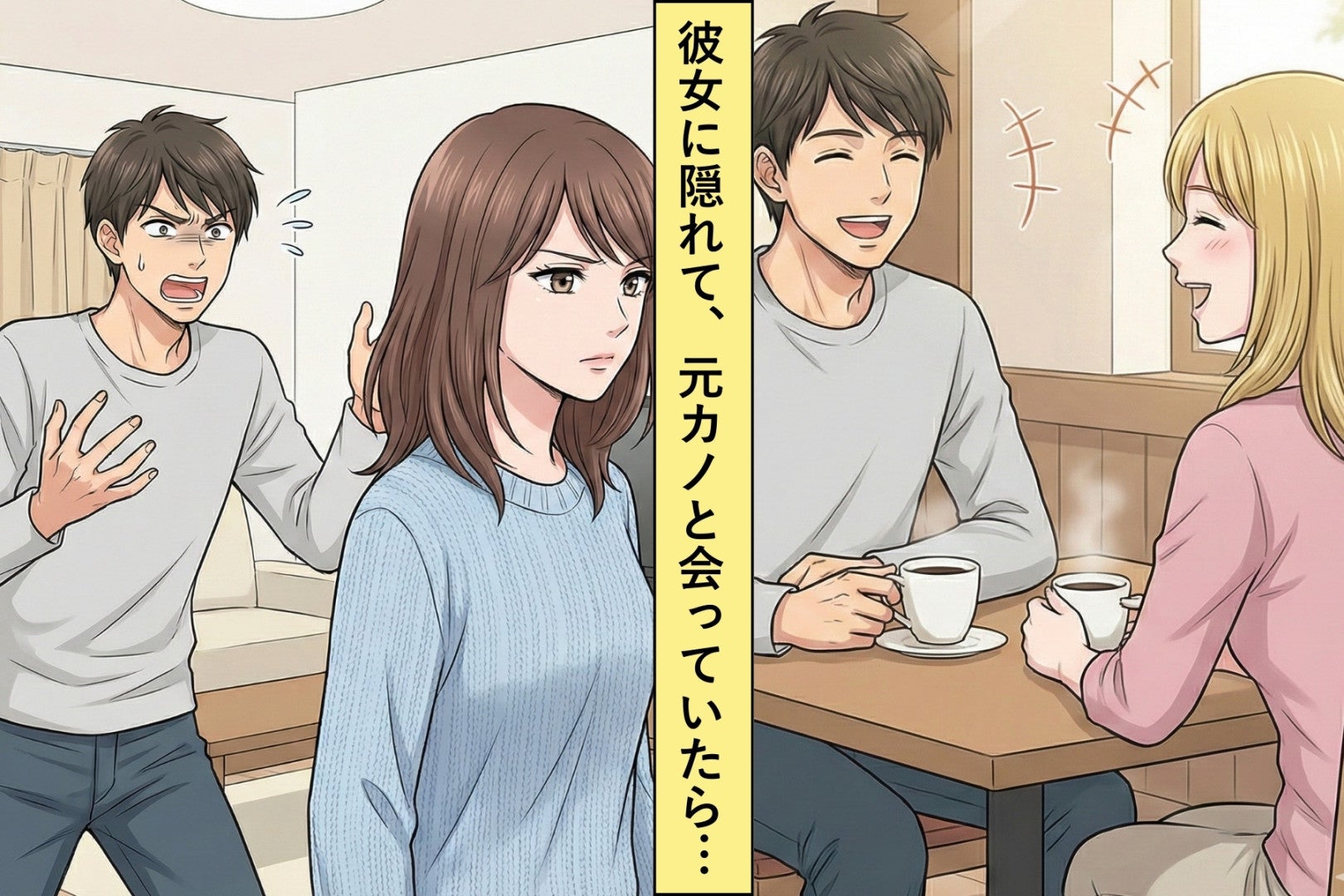 元カノの存在を隠し続けた僕「友達として繋がってるだけ」→最悪な選択をした結果、元カノも今の彼女も失った