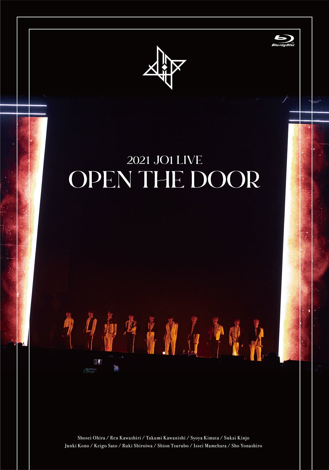 「2021 JO1 LIVE “OPEN THE DOOR”」ジャケット（C）LAPONE ENTERTAINMENT