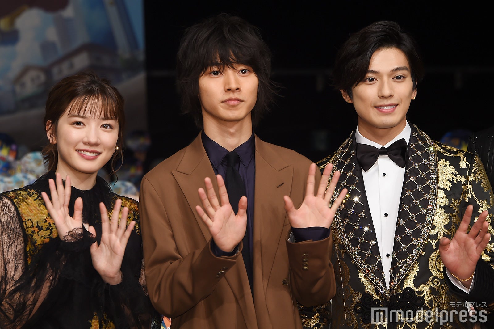 永野芽郁、山崎賢人、新田真剣佑 （C）モデルプレス