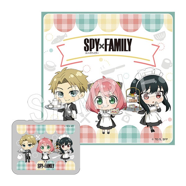 SPY×FAMILY ブリキ缶入りハンカチ1,100円（税込）（C）遠藤達哉／集英社・SPY×FAMILY製作委員会