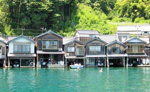 京都・伊根町の舟屋／画像提供：マリントピアリゾート