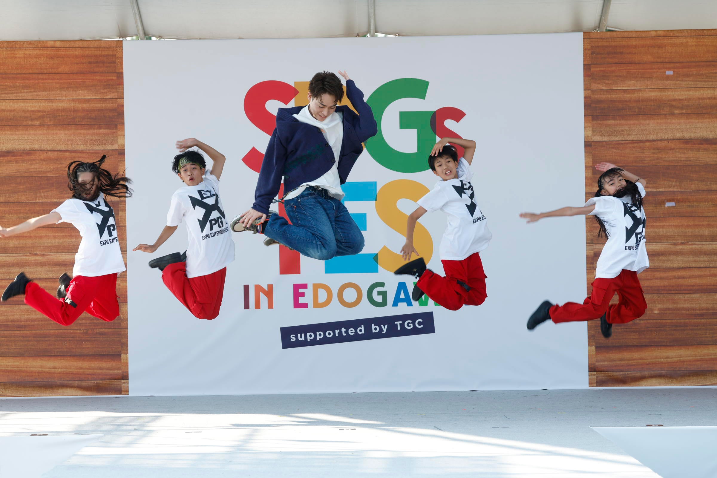 「EXILE TETSUYA with EXPG」の様子（C）SDGs FES in EDOGAWA 2023