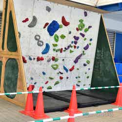 ボルダリング体験の風景