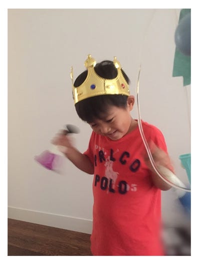 長男の勸玄くん/小林麻央オフィシャルブログ(Ameba)より