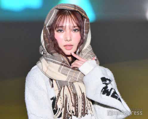 Girls2山口綺羅、ミニスカから美脚披露 冬っぽコーデがキュート【TGCしずおか2025】