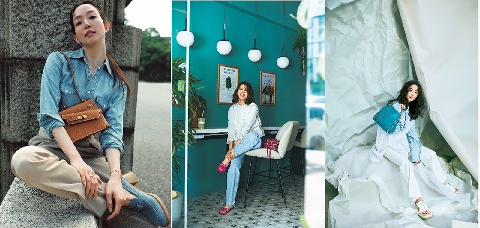 （左から）松島花、山崎紘菜、堀田茜（提供写真）