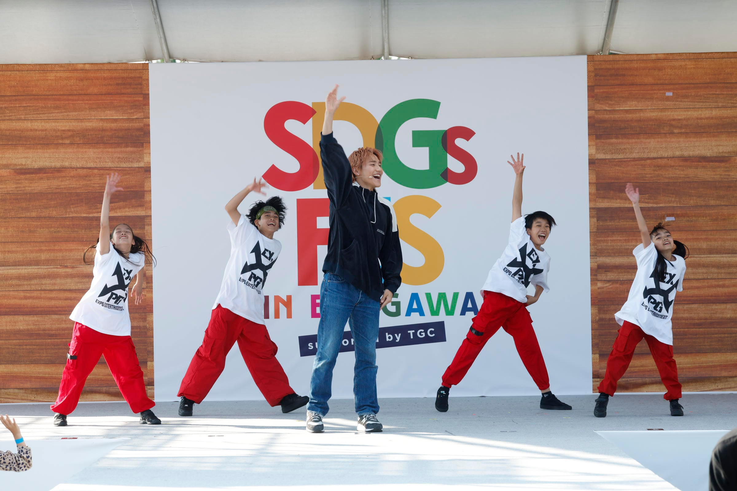 「EXILE TETSUYA with EXPG」の様子（C）SDGs FES in EDOGAWA 2023