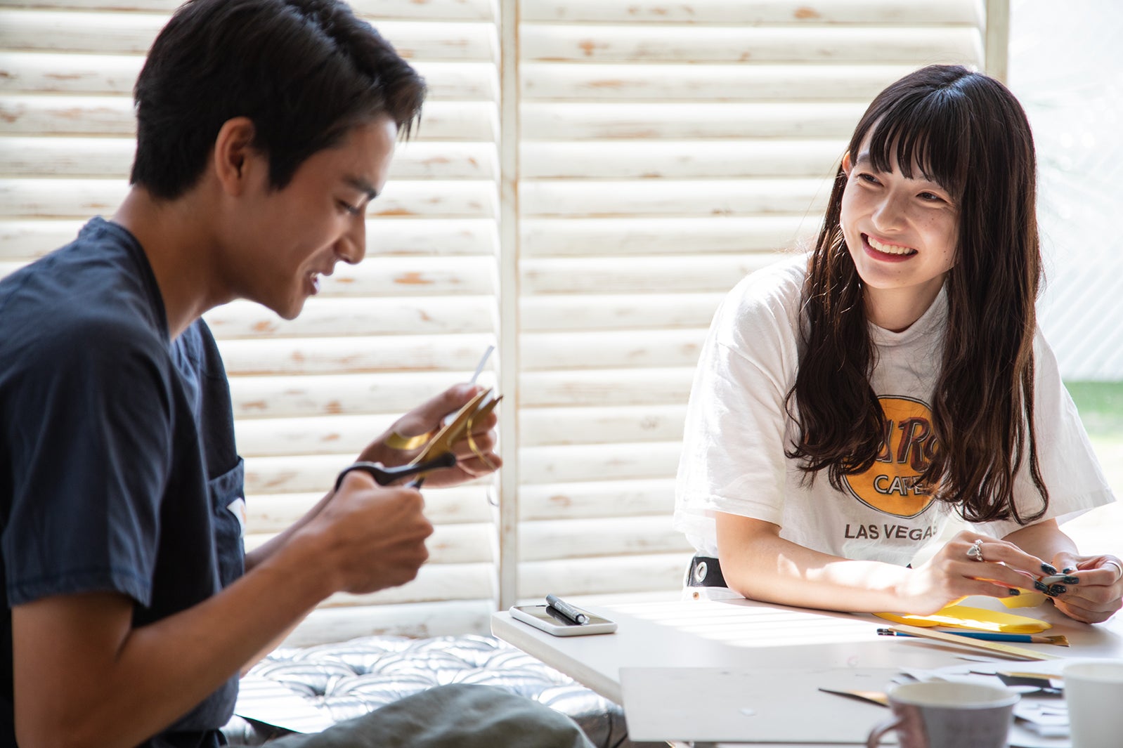 藤枝喜輝、中澤瞳『オオカミくんには騙されない』第7話（C）AbemaTV, Inc.