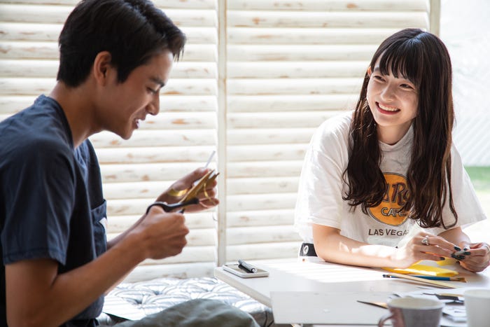 藤枝喜輝、中澤瞳『オオカミくんには騙されない』第7話(C)AbemaTV, Inc.