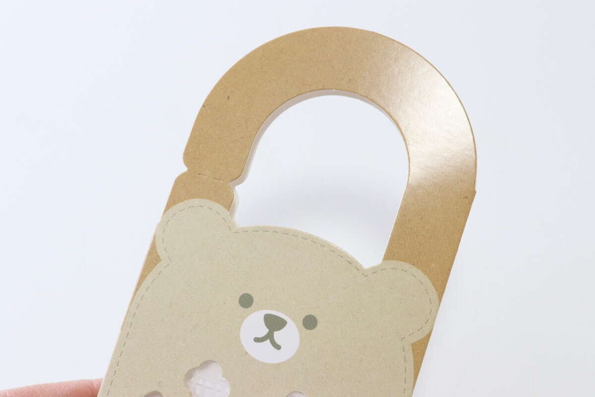 バルくん　ダニこないでネット　くま柄　デザイン