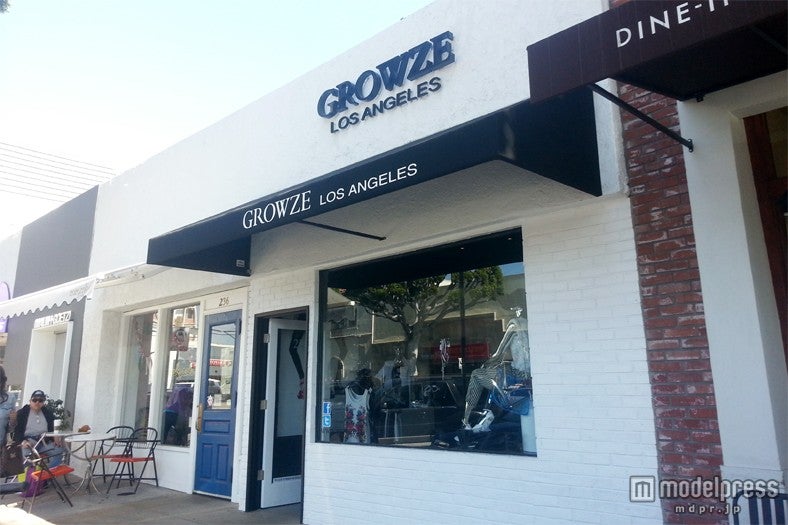 ハリウッドの中でも一軒5億円以上はする高級住宅エリア「ラーチモント・ヴィレッジ」に、フラッグシップショップを構える「GROWZE」