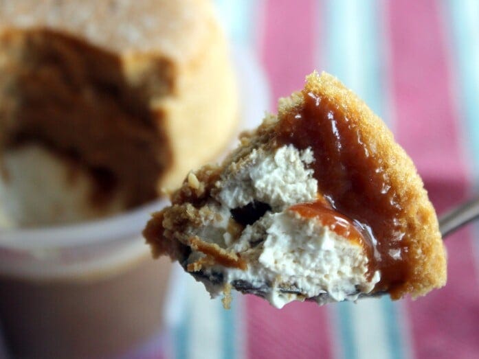 ふわ、しゅわ～っと溶けていくキャラメルスフレ