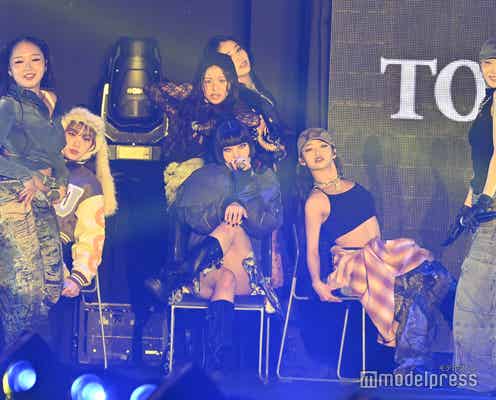 「No No Girls」発HANA、デビュー前にイベント初パフォーマンス KOHARU&NAOKOは“TGCと同い年”アピール【TGC2025S/S】