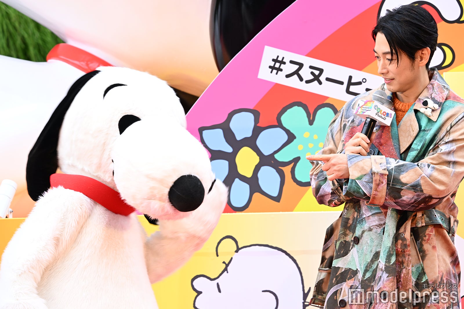 スヌーピー、ディーン・フジオカ （C）モデルプレス