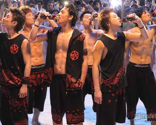 EXILE、鍛え抜かれた肉体美披露 ビーチパーティで男の戦い