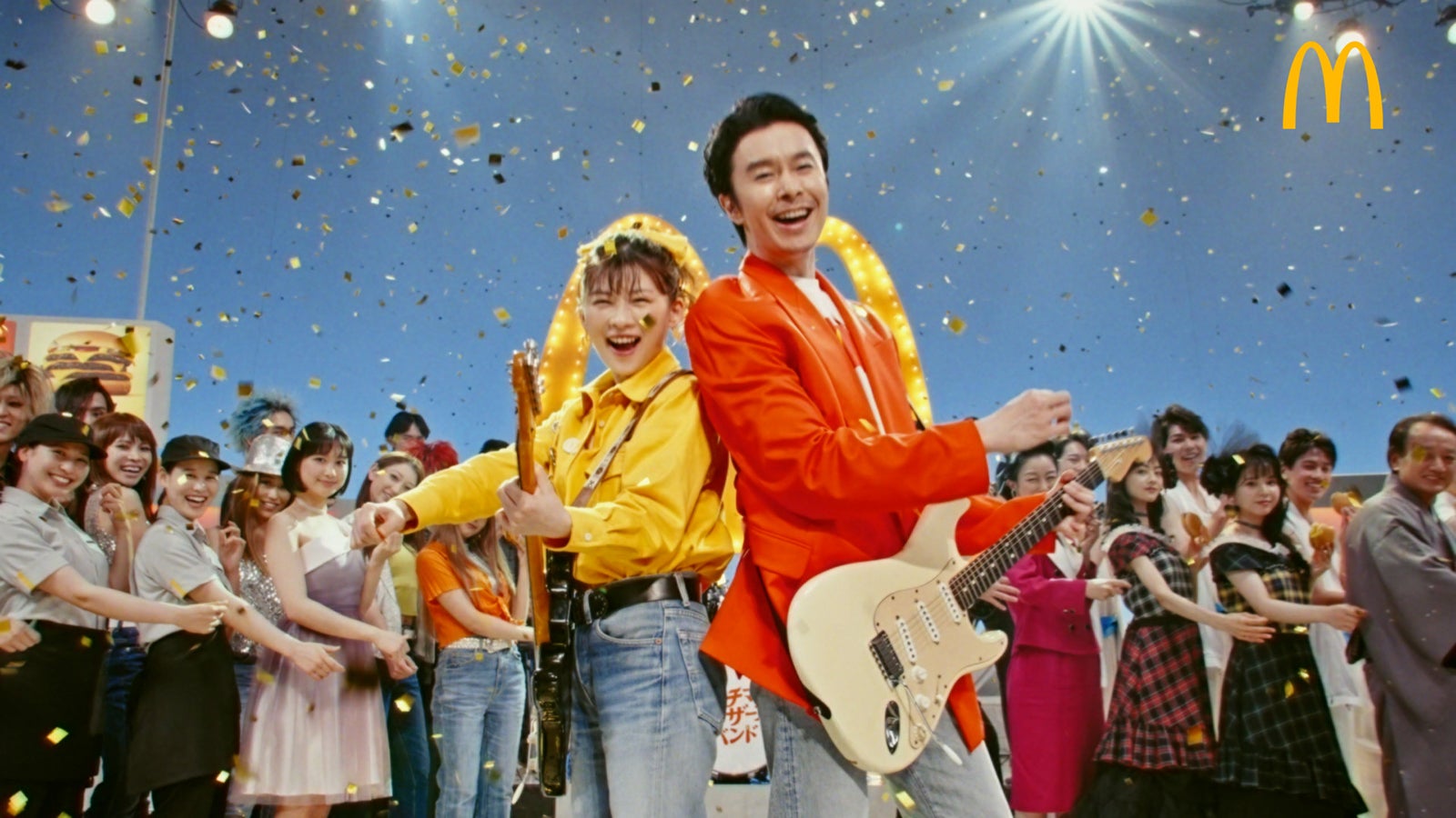 伊藤沙莉、長谷川博己「いまだけダブチ『いまだけダブチ』」篇より（提供写真）